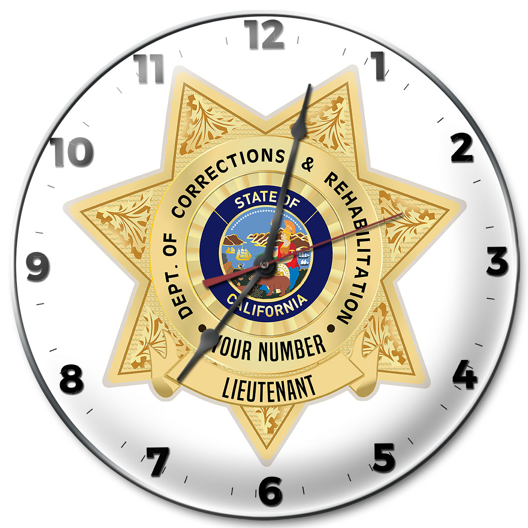 California Department of Corrections and Rehabilitation Clock