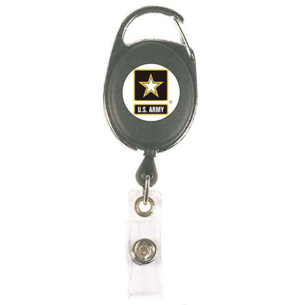 Army Star Carabiner Clip Retractable Badge Holder North Bay Listings