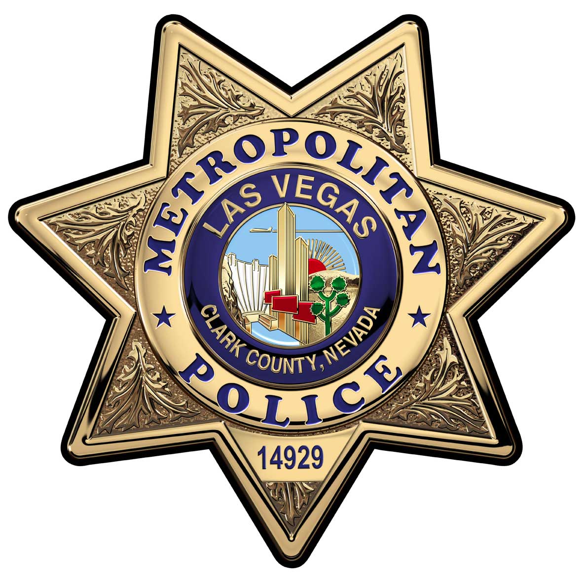 Las Vegas Metro (Officer) with your Badge All Metal Sign. North Bay