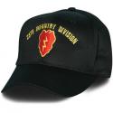 25th Infantry Division Direct Embroidered Black Ball Cap