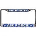 AIR FORCE WITH HAP ARNOLD WINGS LICENSE PLATE FRAME
