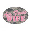 AIR FORCE WIFE OVAL MAGNET