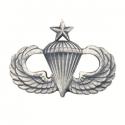 Senior Parachutes Wings Silver Oxide (Full Size)