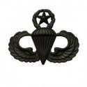 Master Parachutes Wings Black Metal (Full Size)