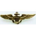 Navy USMC Pilot Sterling Silver with Gold Plate 