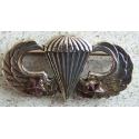 WWII Paratrooper Sterling Wings with two Combat Stars  