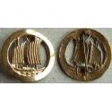Vietnamese “JUNK FORCE” Riverine badge, Sterling w Gold 