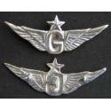 US Helicopter Senior Door Gunner Wing Sterling Sliver   Air Crew