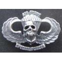 Vietnam SF Air Borne Paratrooper Skull Badge Sterling 