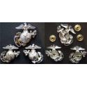 USMC Officer Dress Sterling w GP EGA Set of 3 