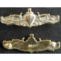 US Navy Astronaut Pilot Wings Sterling w Gold Plate 