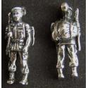 Special Forces Man in Combat Gear Sterling Charm