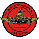 1st Force Recon MARFORPAC  Decal