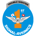 1st Signal Det - Troubleshooters Decal