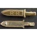 Rogers Rangers French-Indian War Pin Sterling