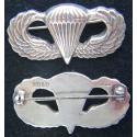 WWII Paratrooper wings BB&B design Sterling 