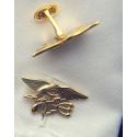 US Navy Seals Insignia Sterling Cuff Links 