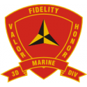 3rd Marine Division Decal      