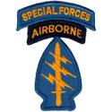 Special Forces SSI Patch with ABN and SF Tab  Dress Uniform