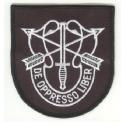 Special Forces Crest Patch Black