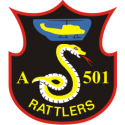 Company A 501st Aviation BN Rattlers Decal