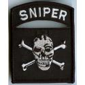  Sniper Skull Patch  Black
