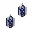 Air Force - E-9 Command Chief Master Sergeant Blue Enameled Rank