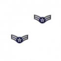 Air Force - E-3 Airman First Class Blue Enameled Rank