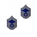 Air Force - E-8 Senior Master Sergeant Blue Enameled Rank