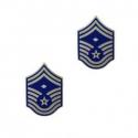 Air Force - E-8 Senior Master Sergeant (with 1SGT Diamond) Blue Enameled Rank