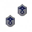 Air Force - E-9 Chief Master Sergeant (with 1SGT Diamond) Blue Enameled Rank