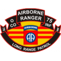 75th ABN Rangers O Company 82nd ABN Div LRP Decal