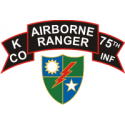 75th Ranger Regiment K Company Decal