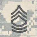 Army Master Sergeant Stripes Rank ACU Velcro Patch