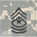 Army Sergeant Major Stripes Rank ACU Velcro Patch