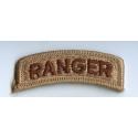 Army Ranger Tab Patch   Tan