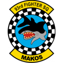 93rd Fighter SQ Decal      