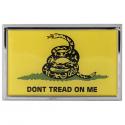  DONT TREAD ON ME CHROME DECAL