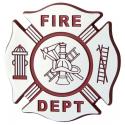 FIREFIGHTER CHROME DECAL