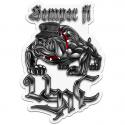 SEMPRI FI CHROME DOG MARINE CORPS DECAL