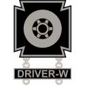 Army Driver Wheeled Vehicle Badge Decal