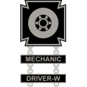 Army Driver and Mechanic Badge Decal
