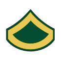 Army E-3 PFC Private First Class