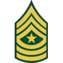 Army E-9 SGM Sergeant Major