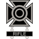 Army Sharpshooter Weapons Qualification Badge  Decal