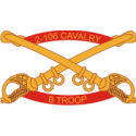 B Troop 2-106 Cavalry - 2 Decal