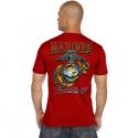 USMC 'Eagle, Globe & Anchor' 7.62 Design Battlespace Men's T-Shirt Scarlet