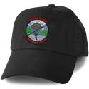 SERE Crest Front & Back Direct Embroidered Black Ball Cap