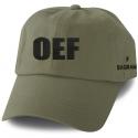 Operation Enduring Freedom Direct Embroidered Olive Ball Cap