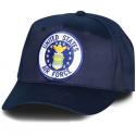 United States Air Force Crest Patch Navy Blue Ball Cap